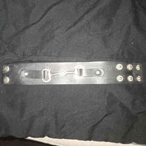 Black Leather Wrist bracelet